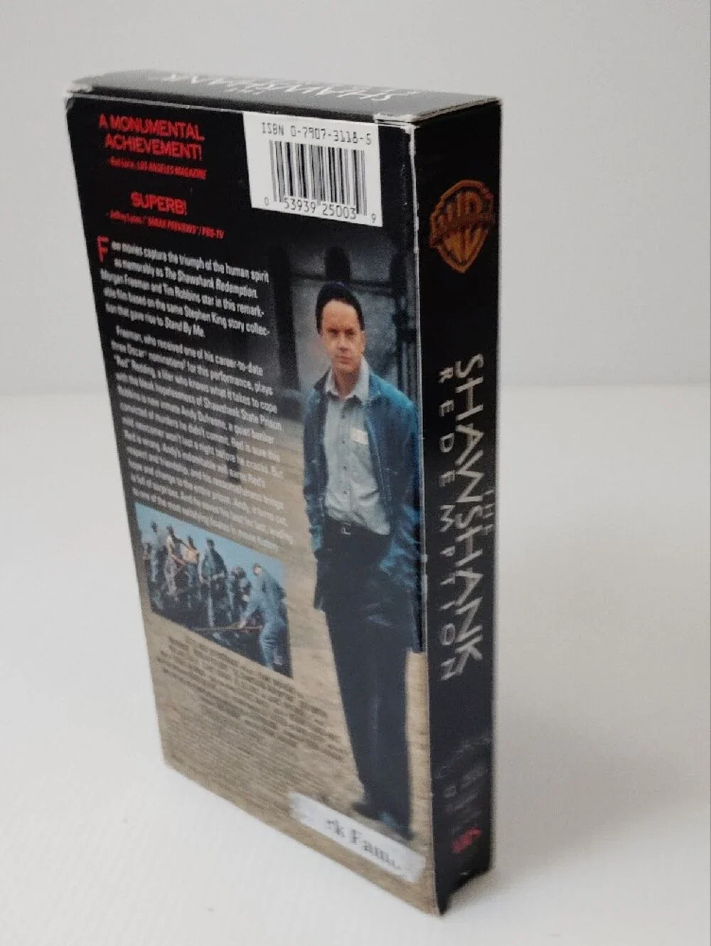 12 For $8 The Shawshank Redemption VHS Tape - Black & Brown Jacket